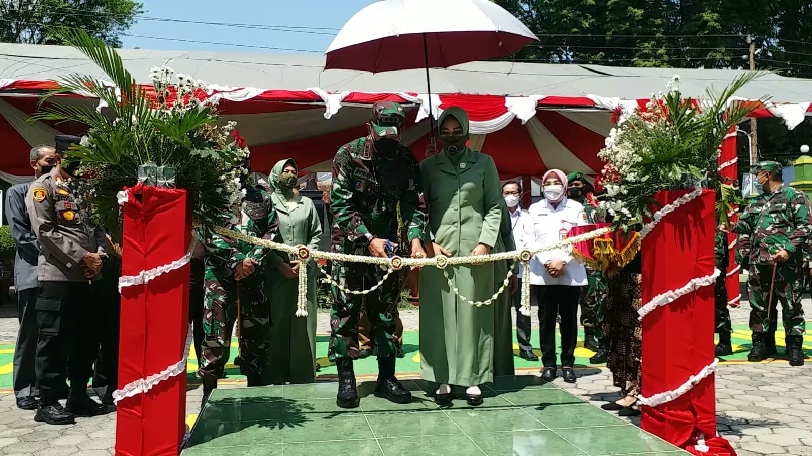Danrem Resmikan Perubahan Nomenklatur Kodim 0717/Purwodadi Menjadi Kodim 0717/Grobogan